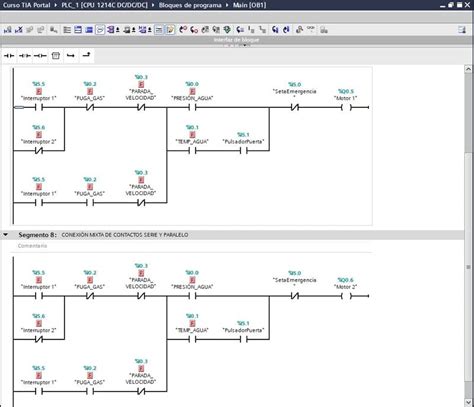 Bobinas en programación de PLC TIA Portal cómo se utilizan tecnoplc