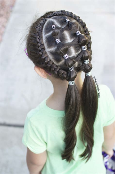 Fun Bubble Braid Hairstyle For Kids Follow Along Hairtodreamig Kids