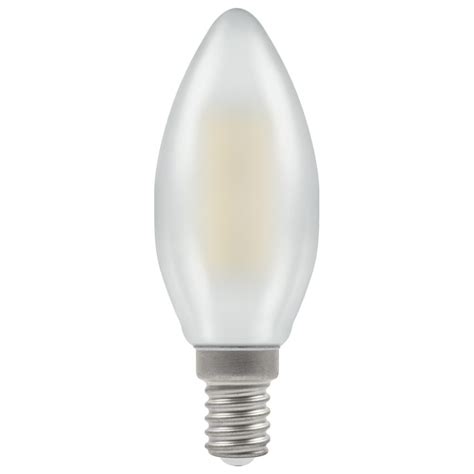 15593 LED Candle Filament Dimmable Pearl 5W 4000K SES E14 Crompton