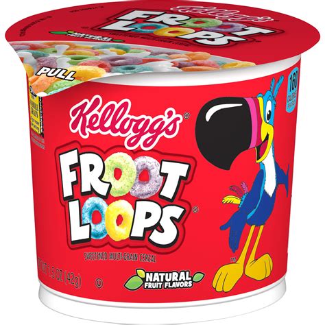 Kellogg S Froot Loops Breakfast Cereal In A Cup Original Single Serve