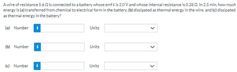 Solved A wire of resistance 5.6Ω ﻿is connected to a battery | Chegg.com