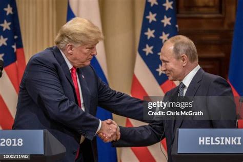 president donald trump  russian president vladimir putins helsinki