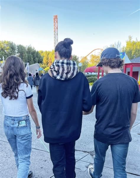 Madeline Mcgraw Miguel Cazarez Mora Mason Thames At The Fright Fest