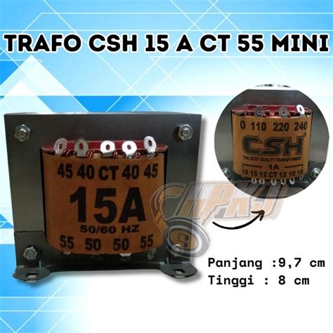 Trafo Transformer Csh A Ct Kecil Ampere Ah V Volt