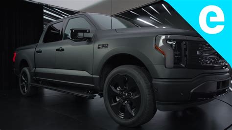 Special Look At The F 150 Lightning Platinum Black Edition YouTube