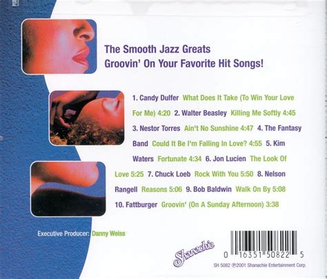 VARIOUS ARTISTS SMOOTH JAZZ PLAYS THE HITS SHANACHIE NEW CD