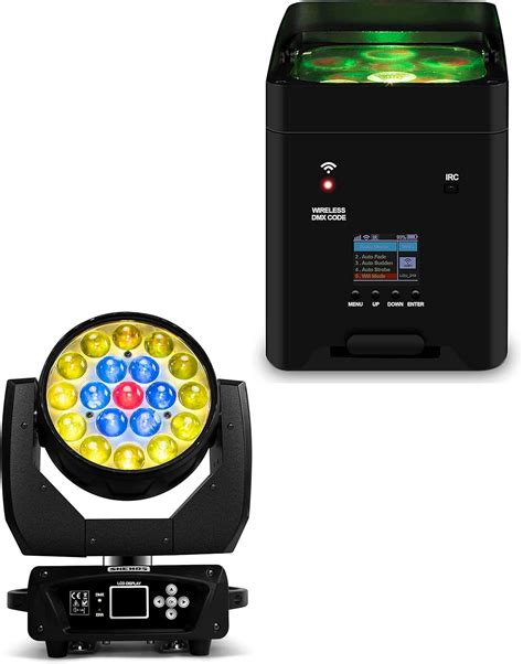 Amazon Rechargeable Par Can Lights X W Remote App Dmx Control