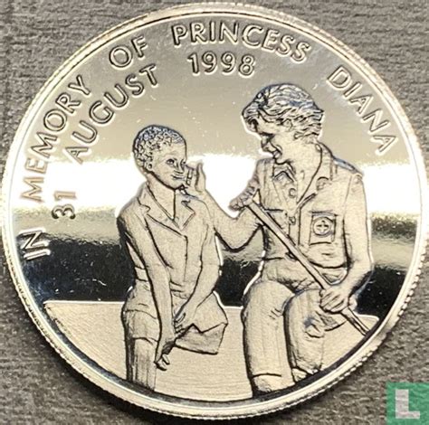 Uganda Shilling In Memory Of Princess Diana Diana With One