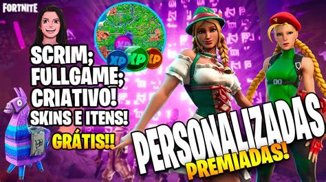 LIVE ON FORTNITE AO VIVO PT BR ARENAS SALAS PERSONALIZADAS