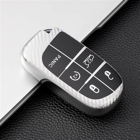 Soft TPU Car Remote Key Case Cover For Jeep Grand Cherokee Chrysler