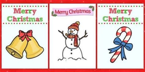 Christmas Card Template Twinkl Cards Design Templates