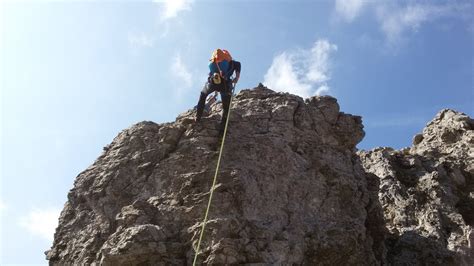 Grigna Meridionale O Grignetta Cresta Segantini Alpinismo