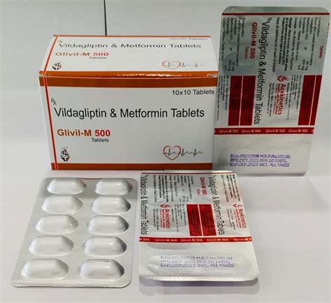 Vildagliptin Mg Metformin Mg Tablets Acekinetics Prescription