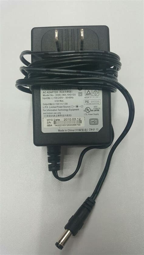 APD Power Adapter 12V 1 5a Model WA 18G12U Used Guaranteed US Seller EBay