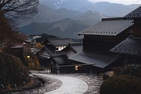 Download Traditional Aesthetic Village Japanese Houses Wallpaper ...