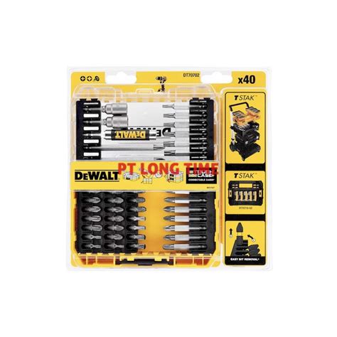 DEWALT DT70702 Screw Driving Set 40Pcs - PT Long Time