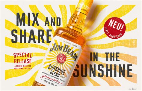 Jim Beam präsentiert neuen Bourbon Sunshine Blend