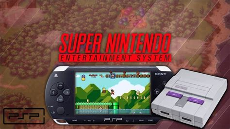 Snes Emulation Psp Homebrew Youtube