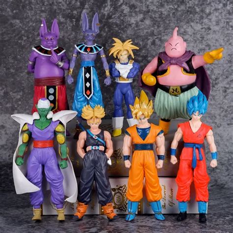 Pcs Set Anime Dragon Ball Z Son Goku Majin Buu Piccolo Trunks Beerus