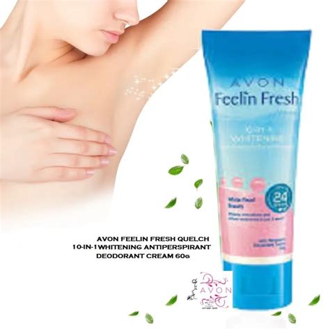 Avon Feelin Fresh Quelch In Whitening White Pearl Beauty Anti