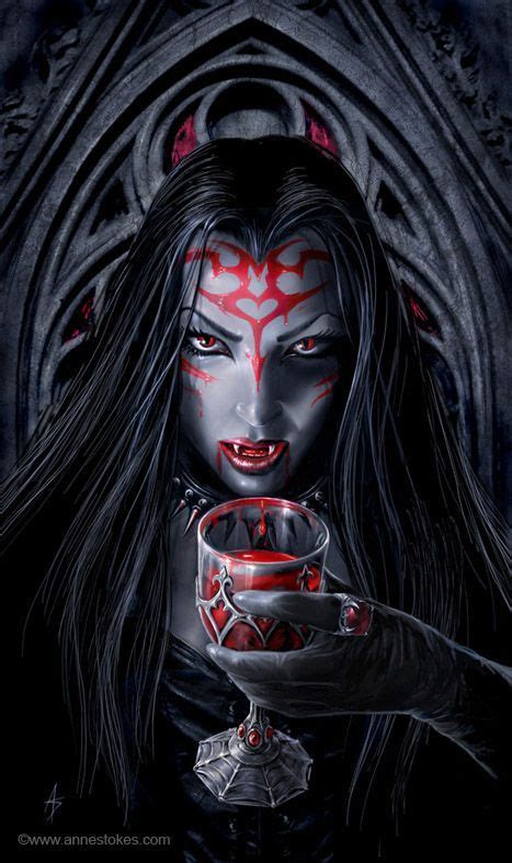 Vampire © Anne Stokes Anne Stokes Art Dark Fantasy Art Female Vampire