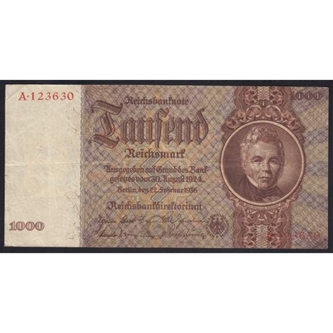 1000 reichsmark 1936