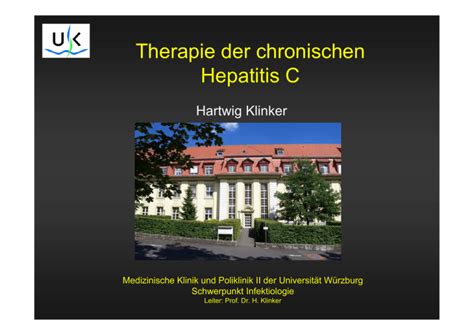 Therapie Der Chronischen Hepatitis C