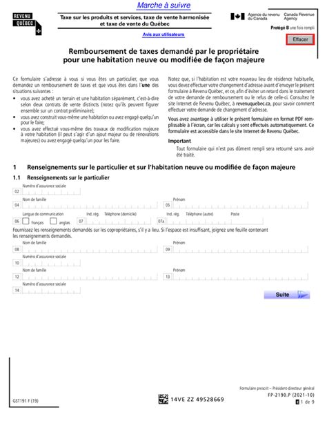 Fill Free fillable Revenu Québec PDF forms