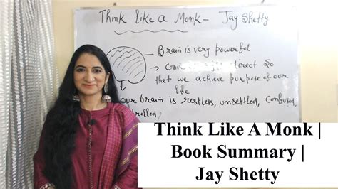 Think Like A Monk Book Summary Jay Shetty Youtube