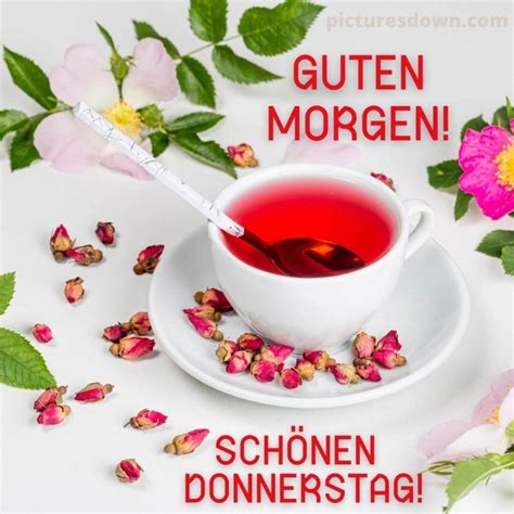 Herz Guten Morgen Donnerstag Bild Kaffee In Den H Nden