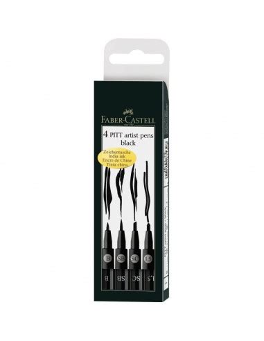 Set Rotuladores Trazos Negros Faber Castell Material Para Manua