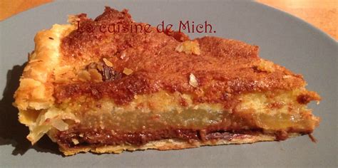 Tarte Frangipane Aux Poires Et Chocolat La Cuisine De Mich