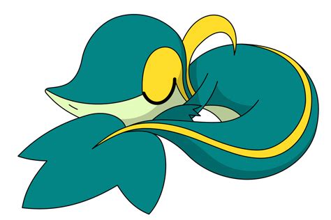 Shiny Snivy Sleeping By Kol98 On Deviantart