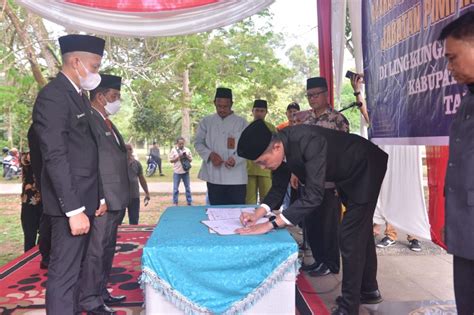 Pj Bupati Muaro Jambi Bachyuni Deliansyah Sh Mh Melantik Lima Pejabat