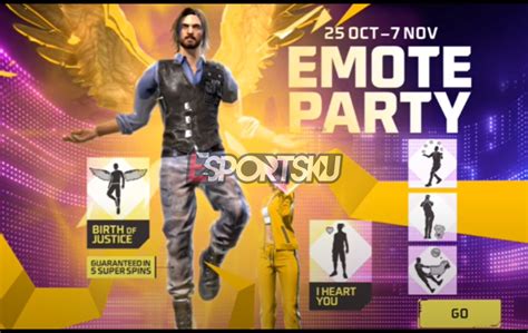 Prizes Event Web Emote Party Free Fire Ff Esports