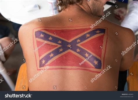 A Confederate Flag Tattoo Stock Photo 460065 : Shutterstock