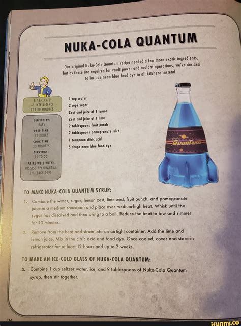 Nuka Cola Quantum Recipe Real Life Infoupdate Org