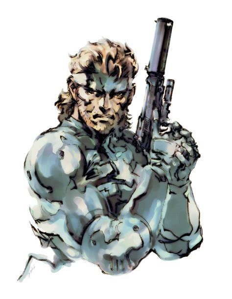 solid snake (metal gear and 1 more) drawn by shinkawa_youji | Danbooru