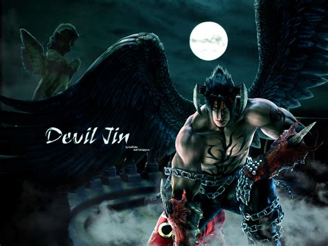 Devil Jin Hd Wallpaper Of The Winged Warrior From Tekken 6 By Andr1ano