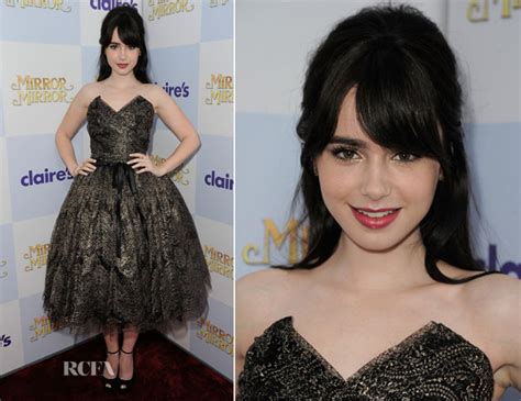 Lily Collins In Dolce & Gabbana - 'Mirror Mirror' LA Premiere - Red Carpet Fashion Awards