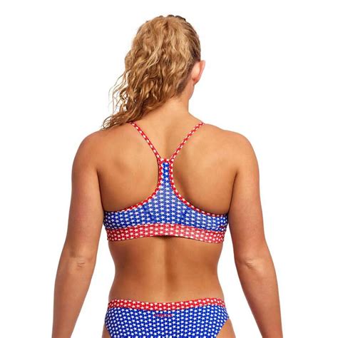 Funkita Swim Crop Bikini Top Multicolor Swiminn