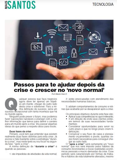 Blog Do Prof Alberto Claro Passos Para Te Ajudar Depois Da Crise E