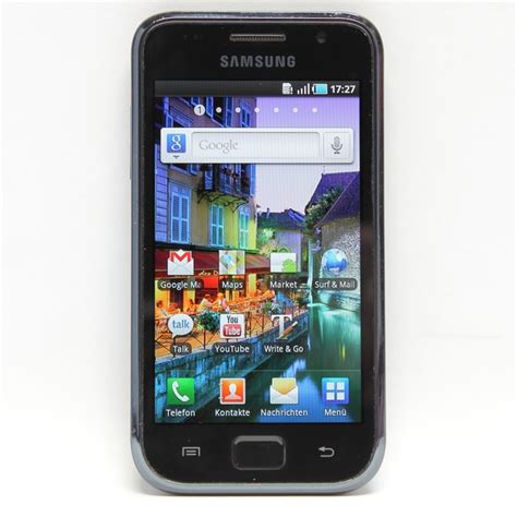 SAMSUNG Galaxy S GT I9000 8GB Black Android Smartphone Ohne Simlock B