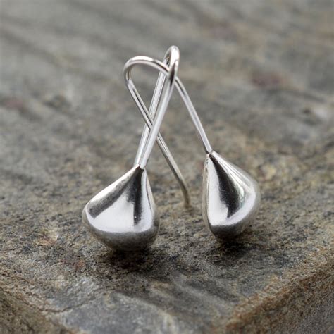 Sterling Silver April Shower Drop Earrings Etsy Uk