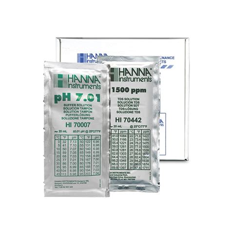 Hanna 1500 Ppm TDS Calibration Solution 20 ML Sachet 54 OFF