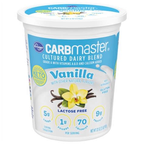 Kroger® Carbmaster® Vanilla Low Fat Yogurt Tub 32 Oz King Soopers