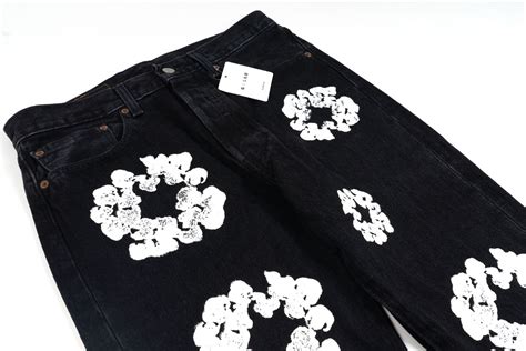 Denim Tears X Levi S Cotton Wreath Jean Black GLAB VN