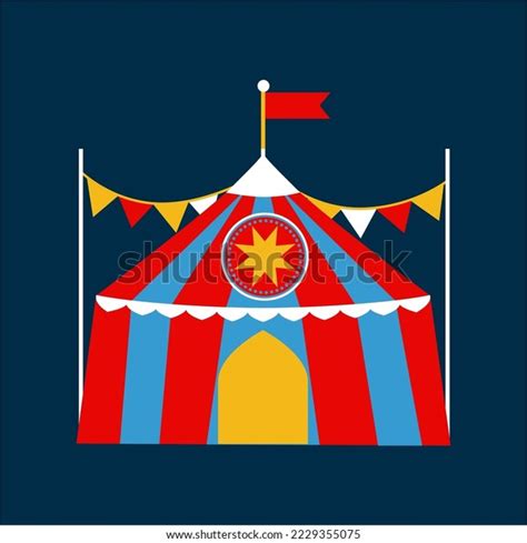 Circus Tent Illustration Clipart Stock Vector (Royalty Free) 2229355075 ...