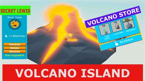 New Update Volcano Island Tapping Simulator New Secret Pets