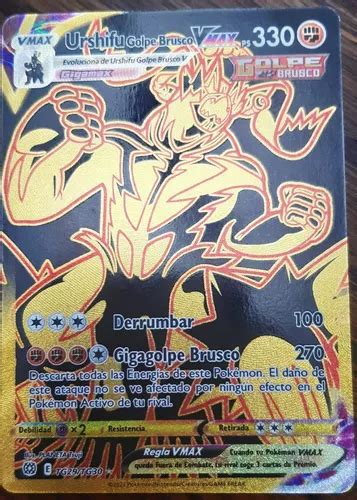 Urshifu Vmax Ultra Raro Pokemon Tcg Espa Ol Original Cuotas Sin Inter S